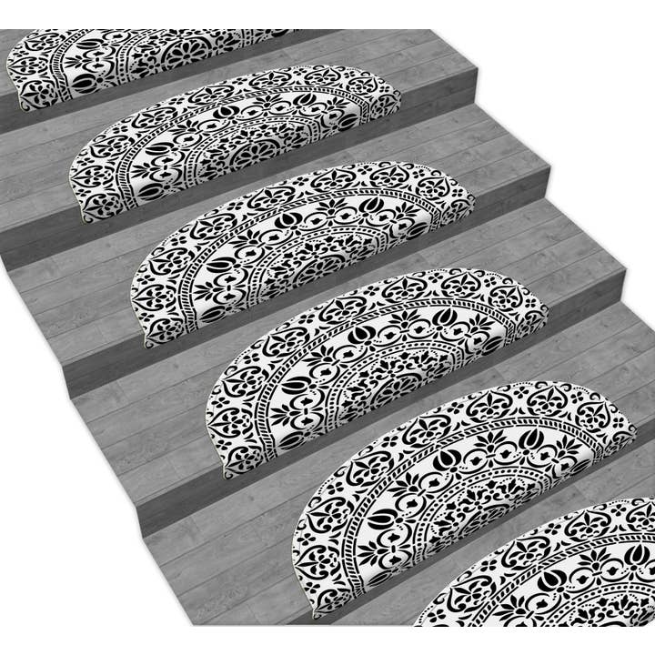 Vitaus 16 Staircase Rug Set Anatolian Lace 3199 for wholesale by Vitaus