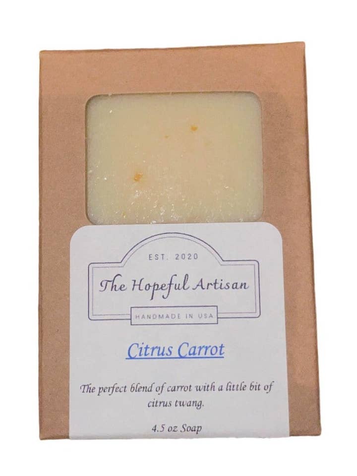 Citrus Carrot for wholesale by The Hopeful Artisan