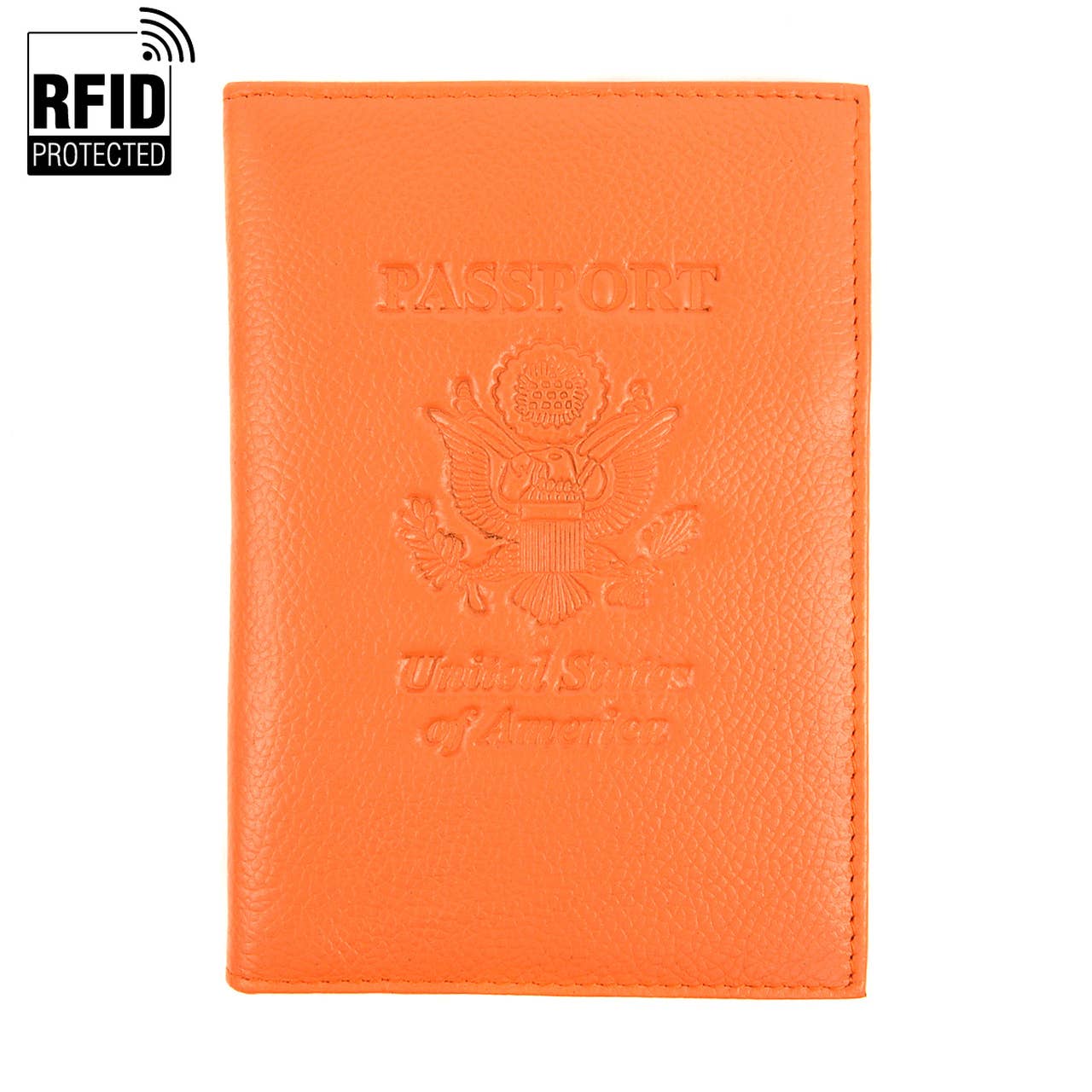 Selini New York - Vente Étui/housse pour passeport – unisexe - RFID Étui à passeport en cuir véritable Motif aigle américain4