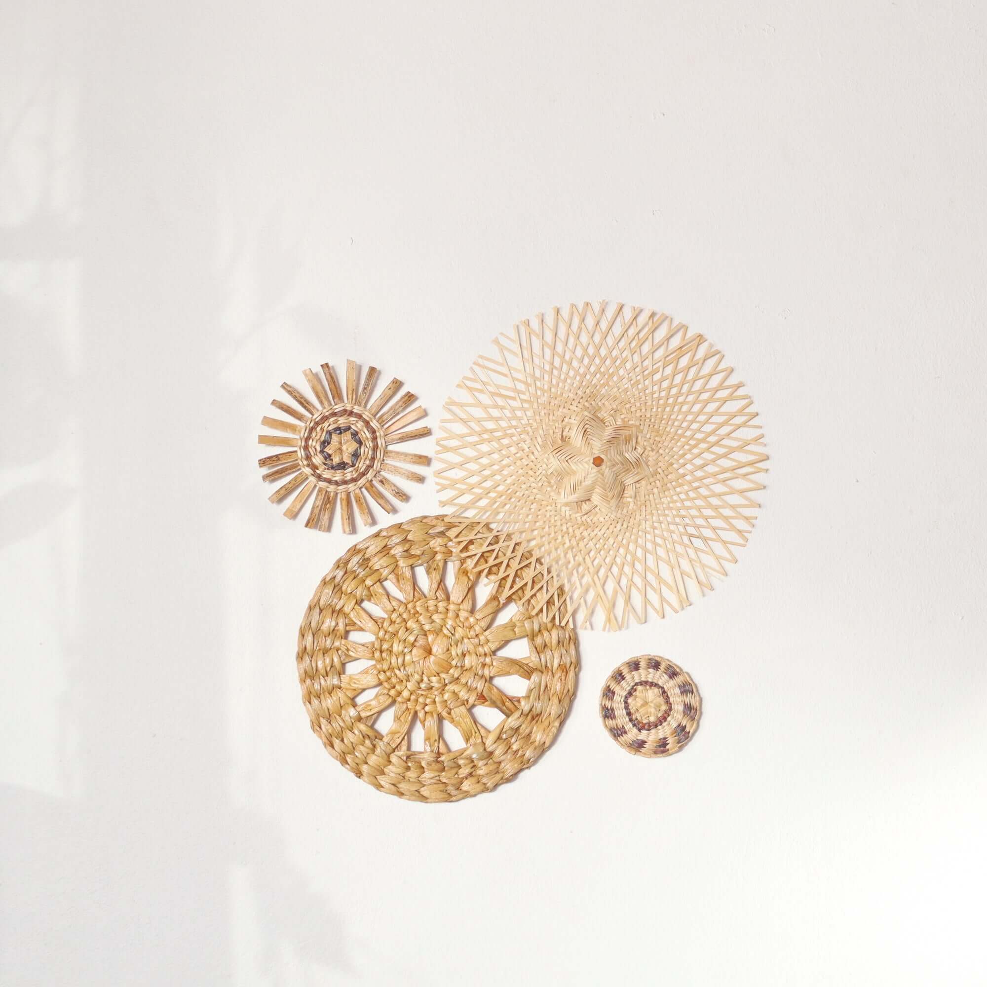 Thaihomeshop - Wholesale Wall Accent - SUK SOM - Wall Hanging Décor (Set of 4)0