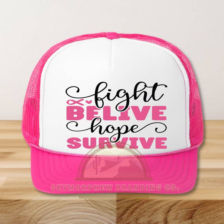 Fight Believe Hope Survive for wholesale by Skymorphew Branding Co