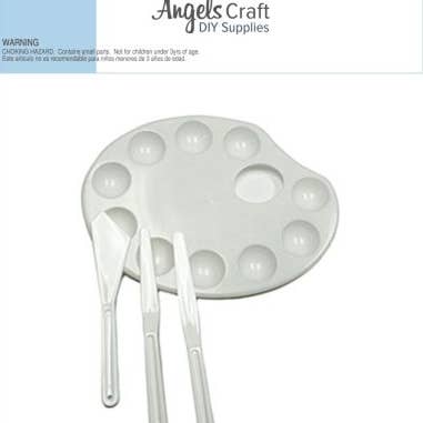 Angels Craft - Wholesale Palette/Mixing Tray - Paint Palettes, various shapes, sizes, and materials