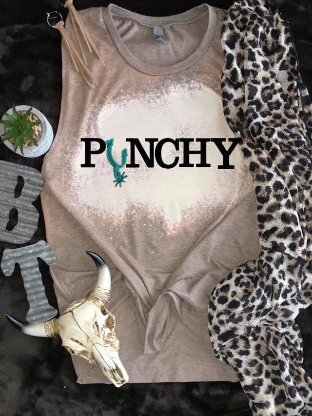 Backroad Threads Wholesale - Wholesale Tank Top - Women's - Punchy on Acid Wash Tank0