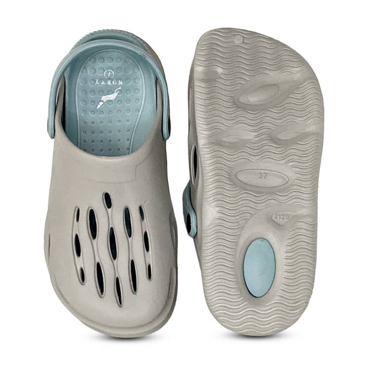 Norty Clog Slipper Sandal til kvinder 42347 Tan, Mint for engroshandel hos Eastern Off Price