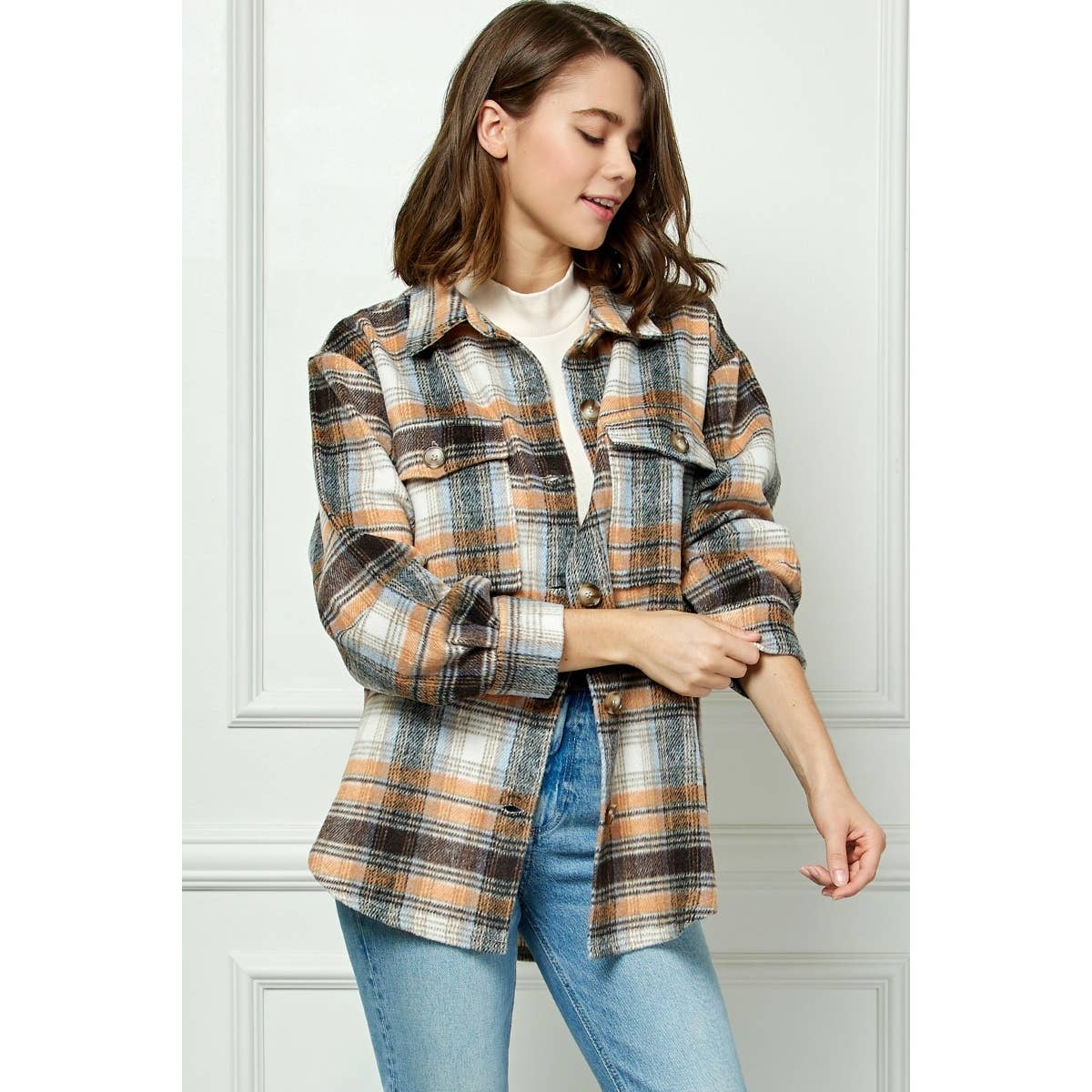 Veveret - Wholesale Jas - Dames - Klassieke geruite beugel11