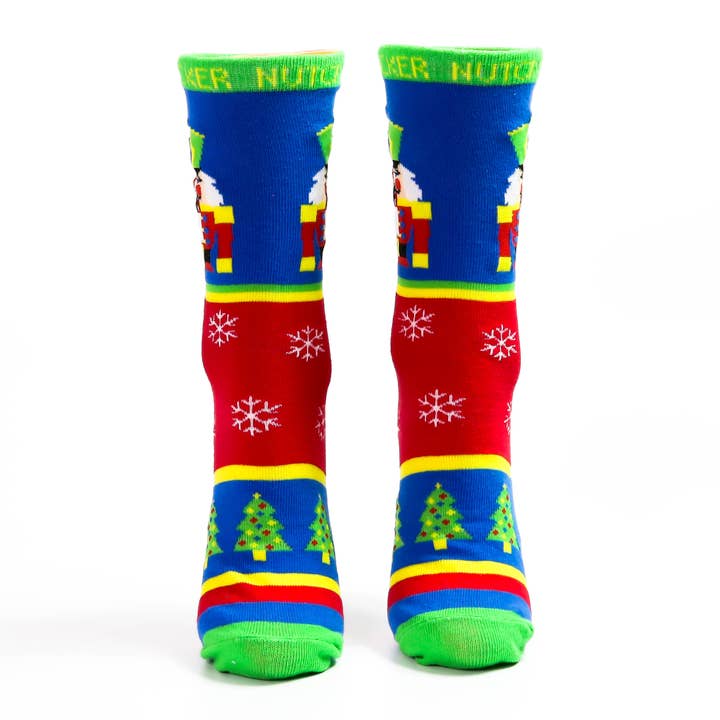 Nutcracker Ballet Gifts - Wholesale Socks - Women's - Multicolor Christmas Nutcracker Lightweight Socks2