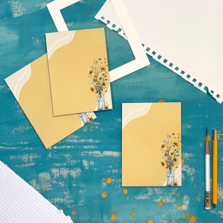 Art Bujo Boutique - Wholesale Notepad - Sunny Days A6 Notepad – Aesthetic Stationery for Journaling, Planning & To-Do List3