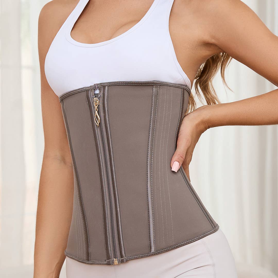 Curvy Fix - Vendita all'ingrosso Intimo modellante - Donna - Corsetto modellante in lattice a doppio strato0