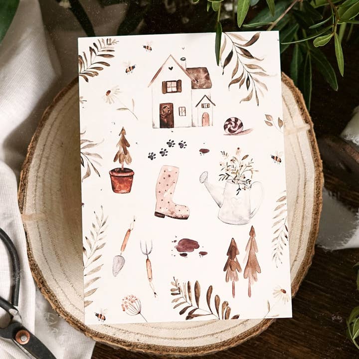 FuchsMaedchen - Wholesale Everyday Greeting Card - Greeting Cards Garden Delight