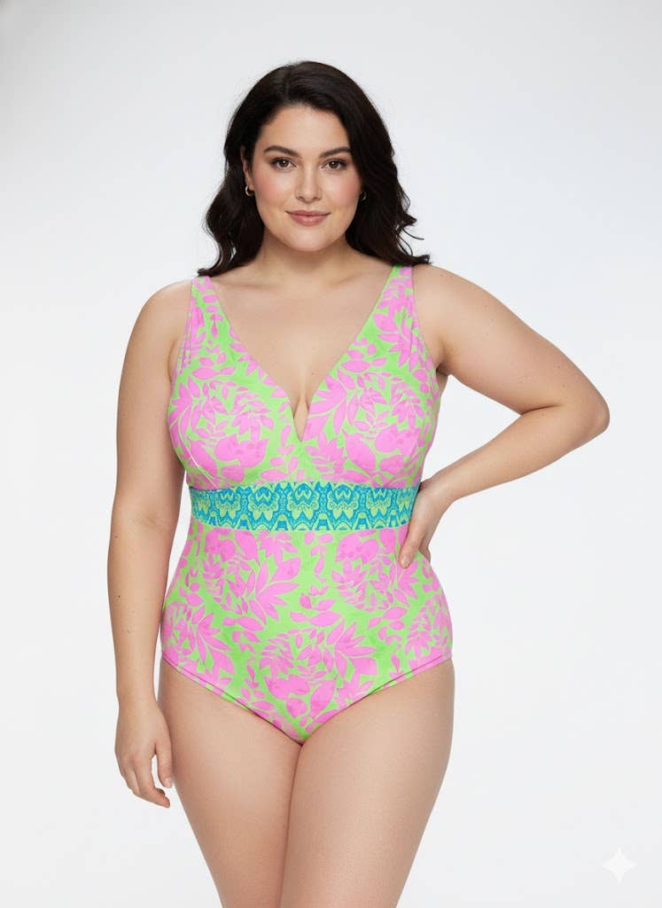 C'MELODIE - Vendita all'ingrosso Costume intero - Donna - Taglia Grande - Costume da bagno senza tempo11