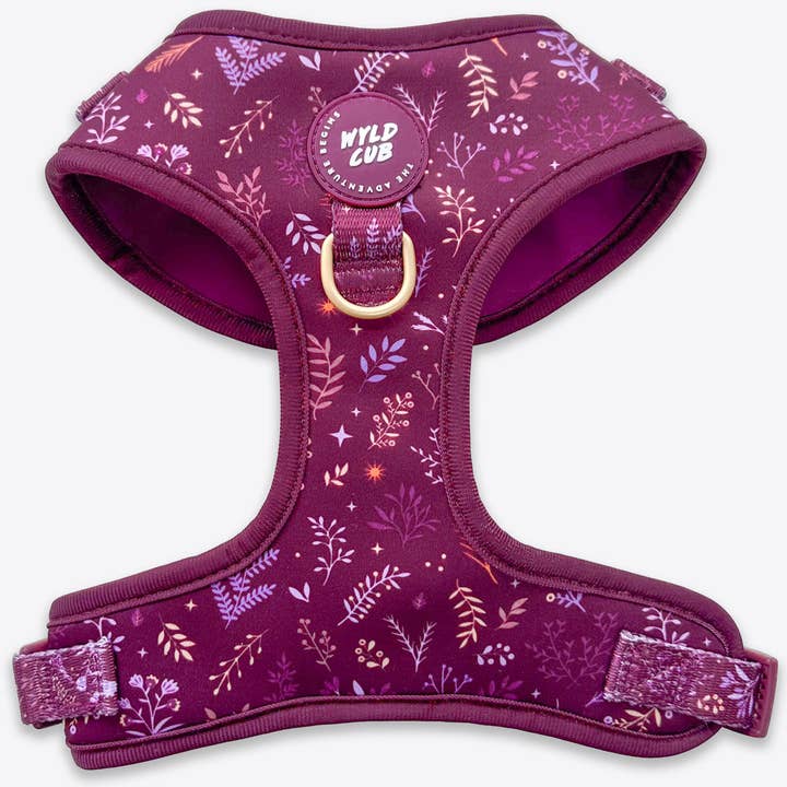 Adjustable Dog Harness: Chiswick Fig for wholesale by WYLD CUB