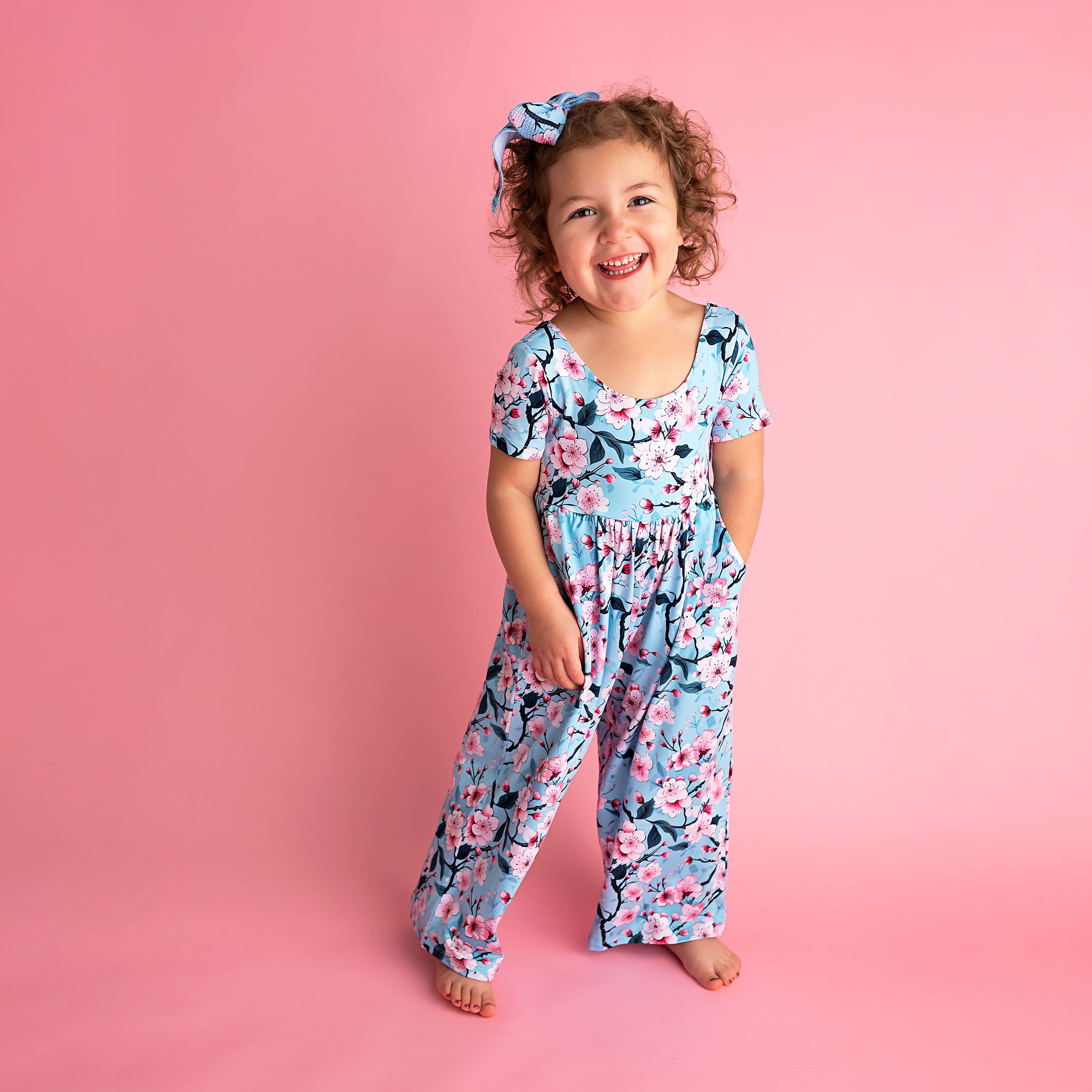 Gigi and Max – wholesale Jumpsuit – Baby – Bamboo Baby Girl Clothing Apparel Romper Sakura2