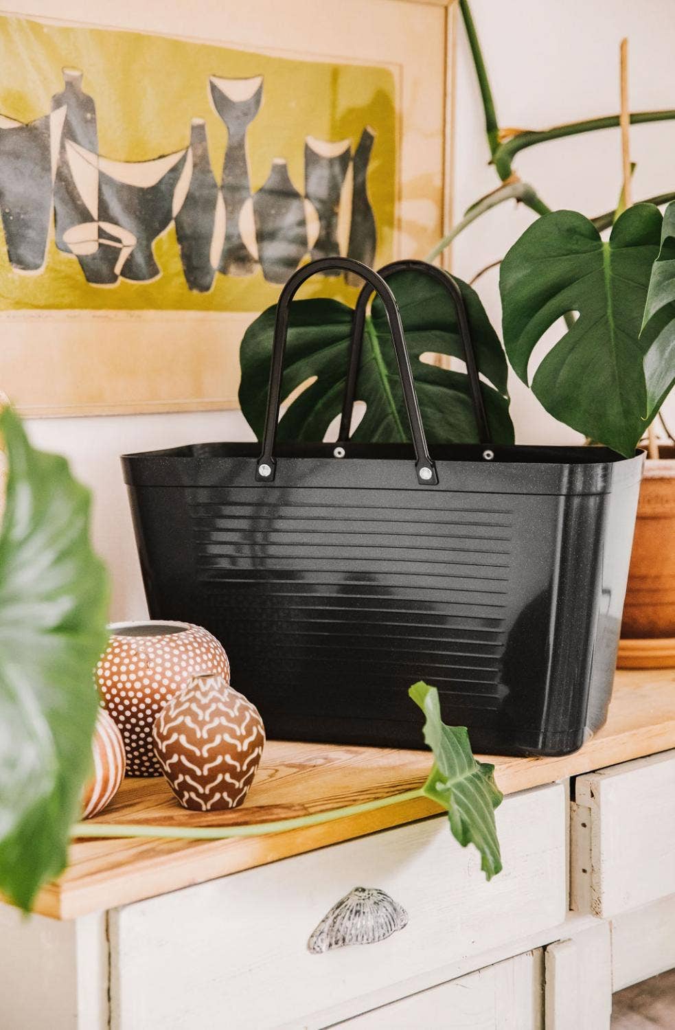 Port Style Enterprises Canada - Wholesale Grocery/Shopping Bag - HINZA  Eco Bag Large Black 15L/15Q2