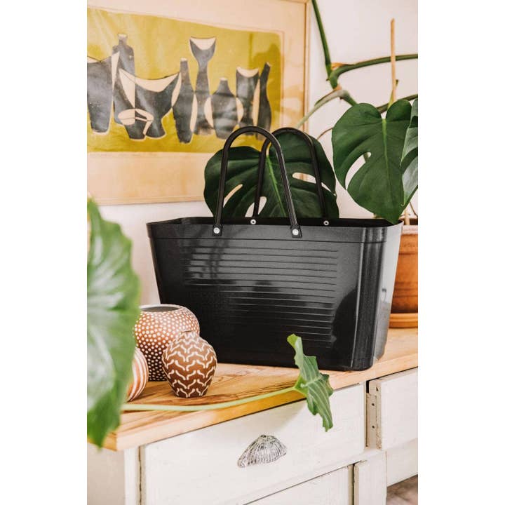 Port Style Enterprises Canada - Wholesale Grocery/Shopping Bag - HINZA Eco Bag Large Black 15L/15Q2