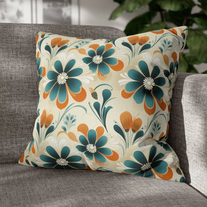 Almofada Lançamento Flores Vintage por atacado de Agave Design