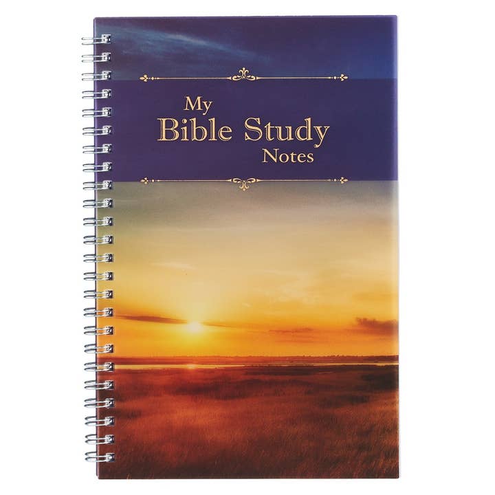 Christian Art Gifts - Wholesale Notebook - Notebook Wirebound My Bible Study Notes