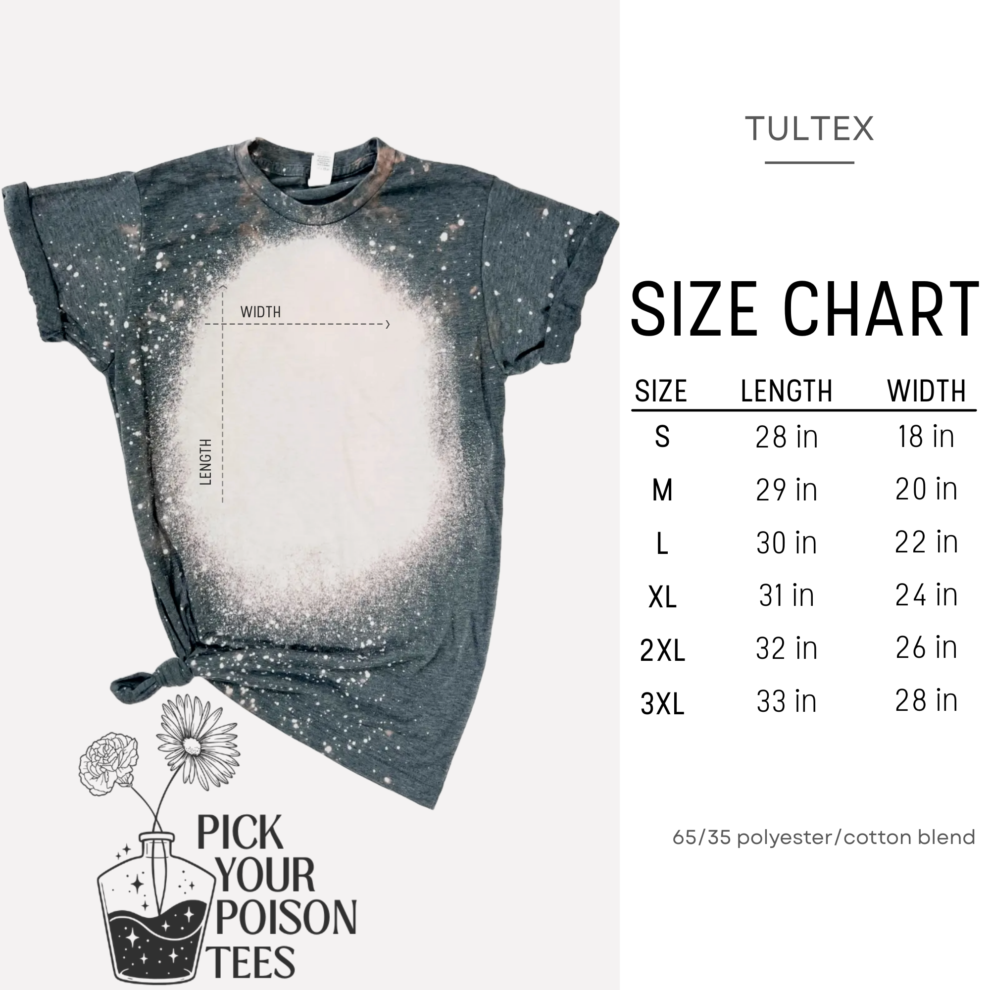 Pick Your Poison Tees LLC (Formerly Wandering Owl Designs) - Wholesale Screen Printed T-Shirt - Unisex - The Coffee - Skeleton Tarot Card Bleached Tee1