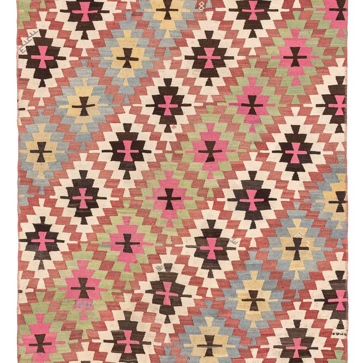 (4'5'' x 7'1'') Orientalisk handgjord turkisk kelimmatta för wholesale av Rugtolia