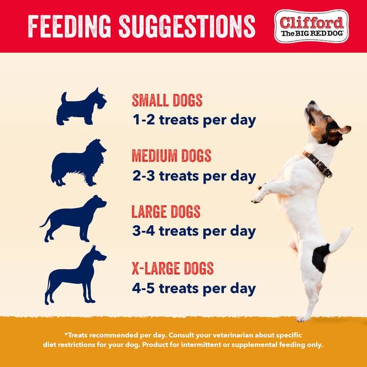 J&C PET SUPPLY LLC - Wholesale Pet Treats - Dog - Clifford The Big Red Dog Chicken Meatballs 6 oz Dog Chews5