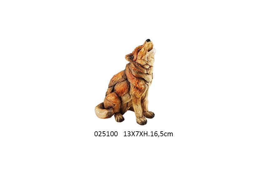 Faye - Wholesale Decorative Tabletop Object - Wolf Deco 'Massif' 13 X 7 X H.16.5 cm