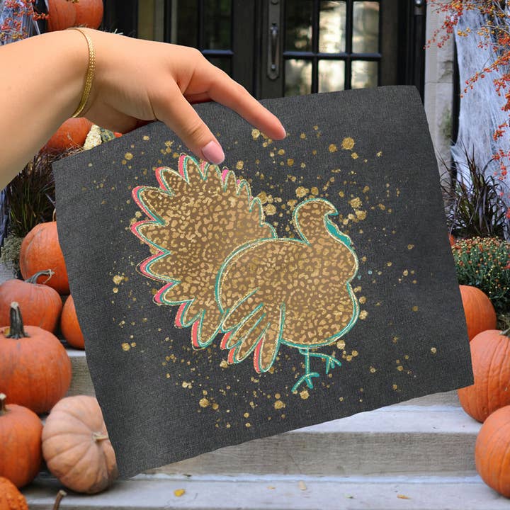 Trendy Tee Co. - Wholesale T-Shirt (Graphic) - Unisex - Leopard Turkey Tee