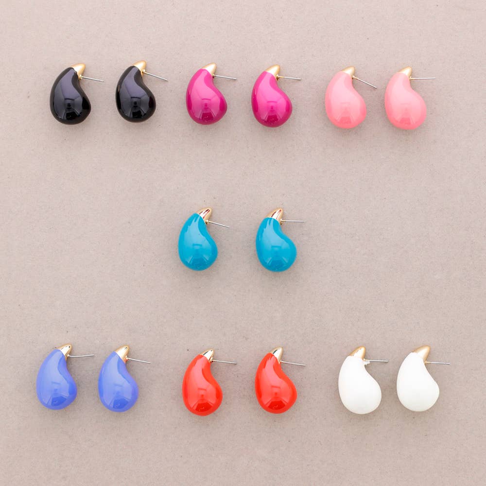 Sonata - Wholesale Dangle Earrings - Gota Metal Enamel Earrings7