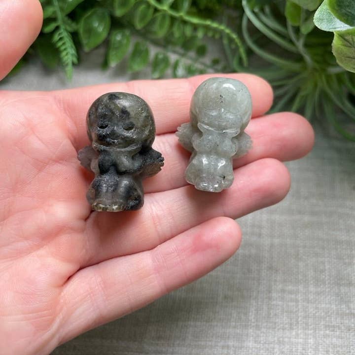 Copper Ashes - Wholesale Spiritual Stone/Crystal - Crystal Cherub Angel10