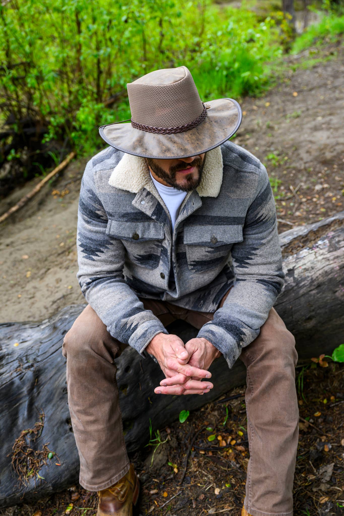 American Hat Makers - Wholesale Fedora - Unisex - Wide Brim Outback Sun Hat - Style Breeze20