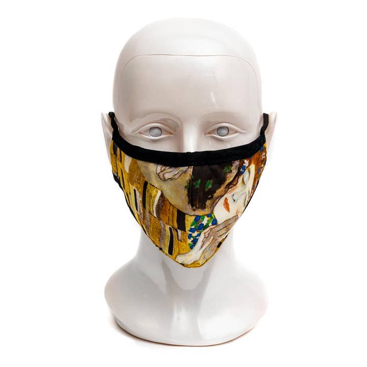 Modgy - Wholesale Protective Face Mask/Shield - Klimt The Kiss Fashion Mask4