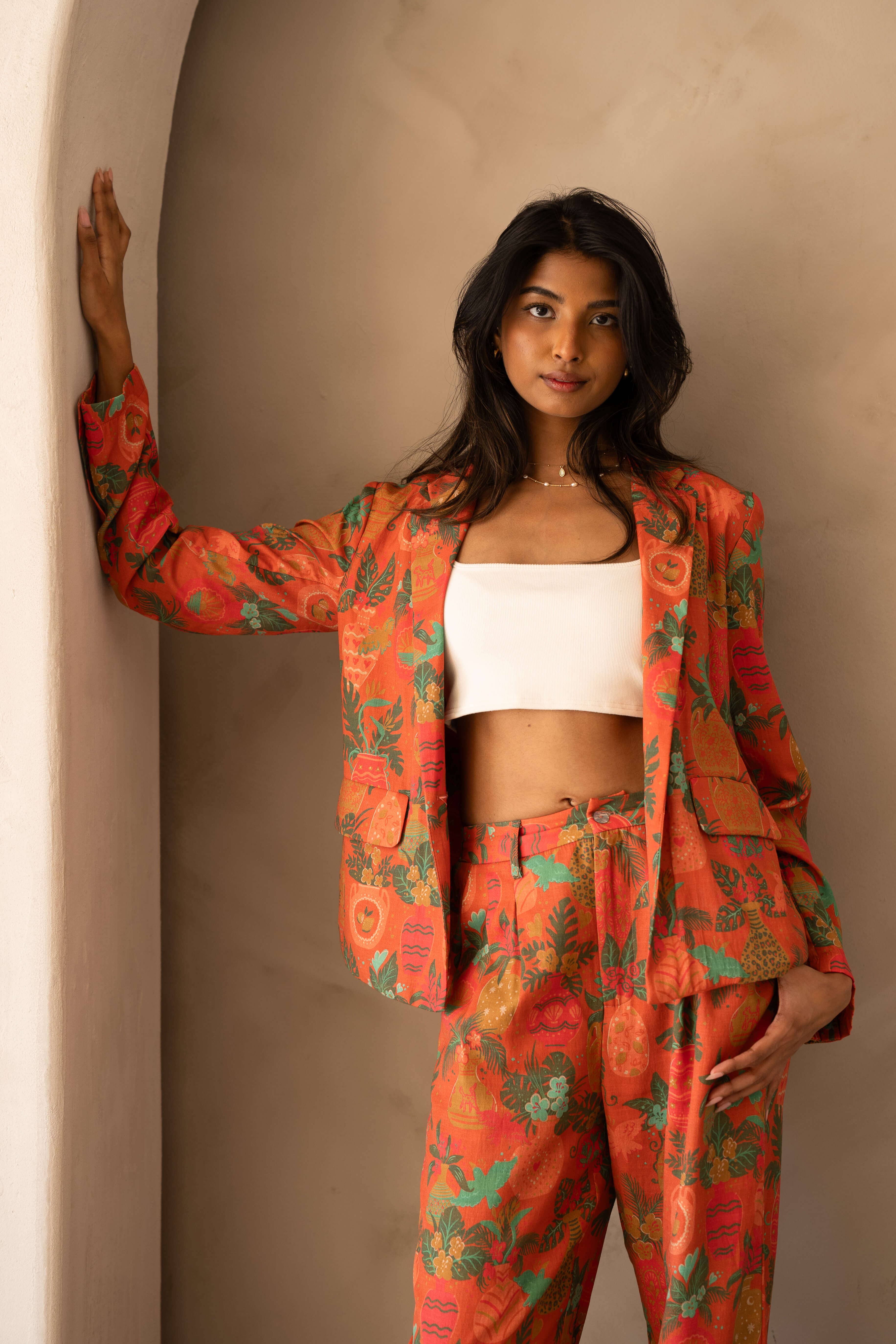 Sun & Sanctuary - Wholesale Blazer - Women's - Valparaiso Blazer in Vases