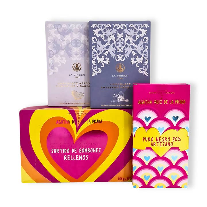 PACK VIRGEN 1793 & AGATHA RUIZ DE LA PRADA por atacado de Chocolates Marcos Tonda