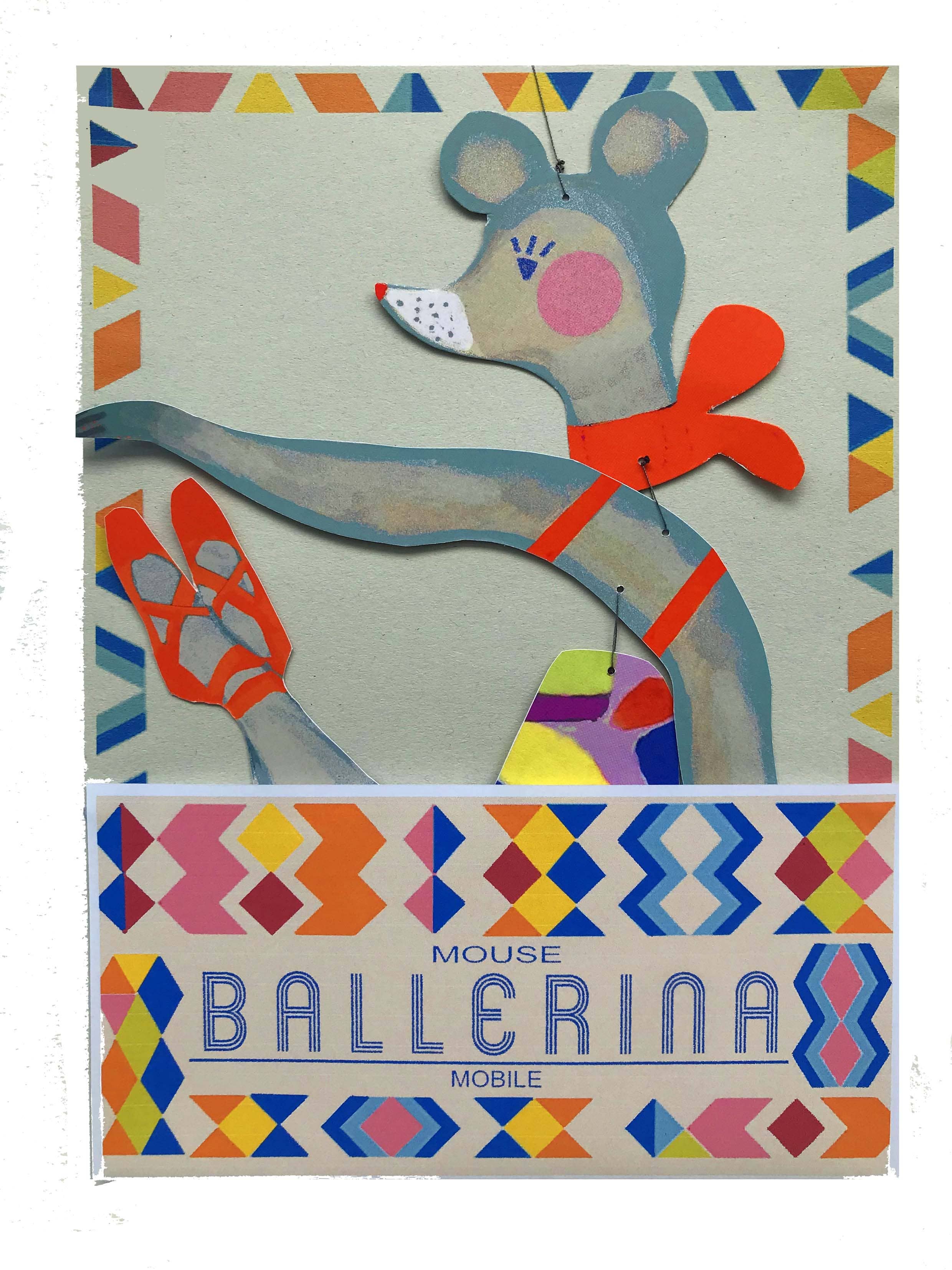 wini-tapp – wholesale Baby mobile – Mouse Ballerina Nursery Mobile3