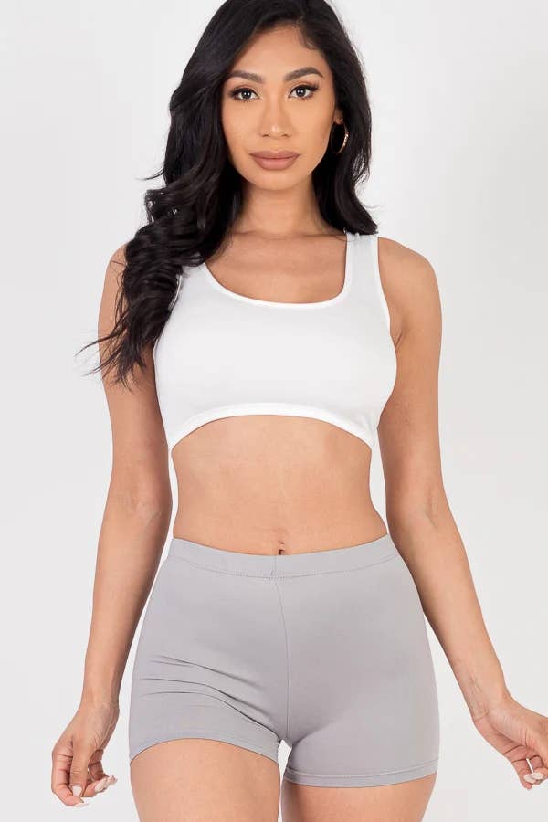 Vanilla Monkey - Wholesale Athletic Shorts - Women's - Basic Solid Biker Shorts6