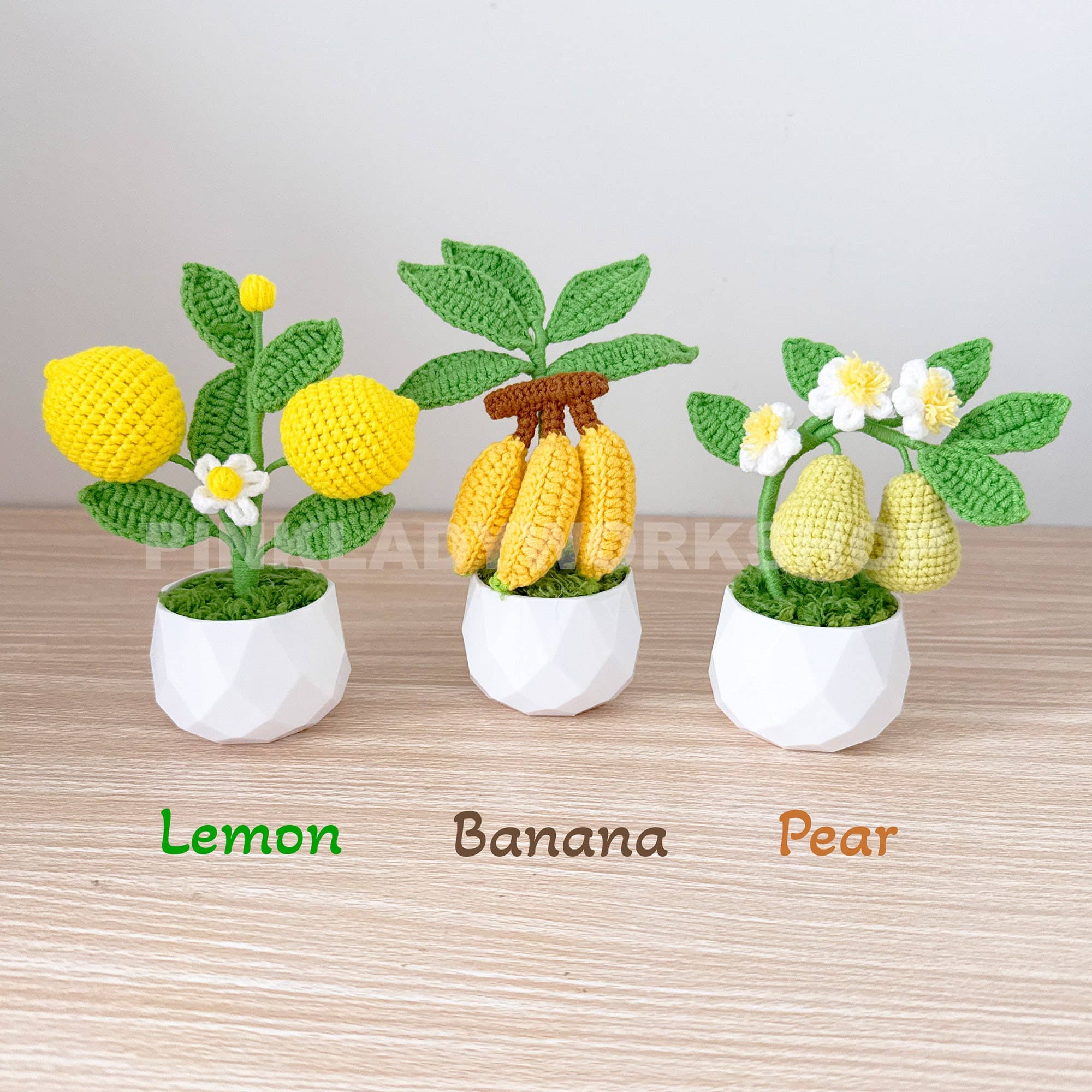 PinkLadyWorkshop – wholesale Konstgjorda blommor – Handgjort virkat avokadoträd13