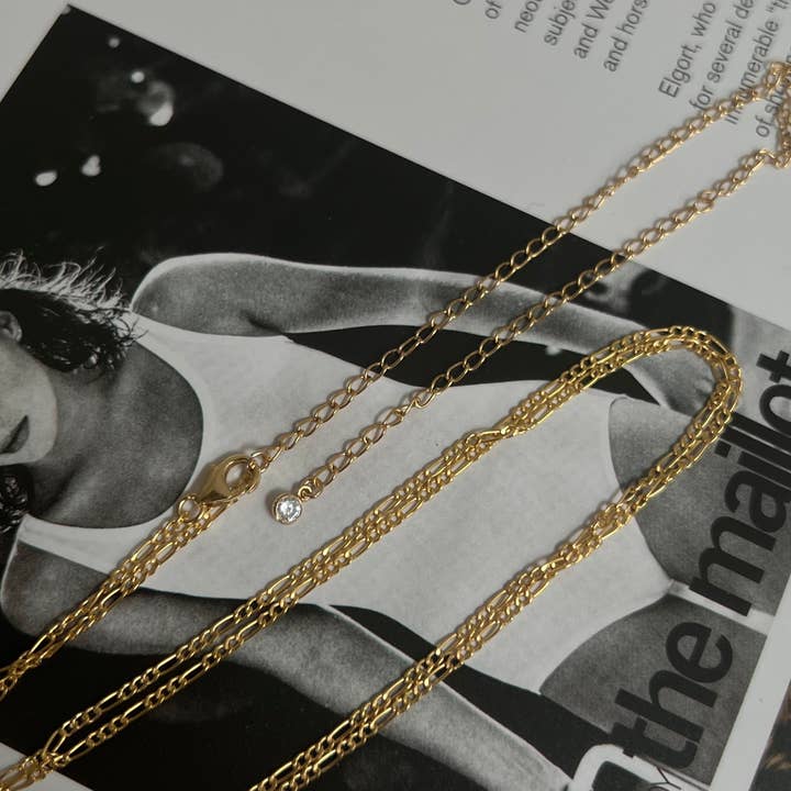 VIE EN BLEU - Wholesale Link & Chain Necklace - Amina body chain5