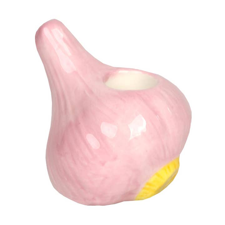 Portacandele in ceramica all'aglio Bon Appetit - 6 cm per la vendita all'ingrosso da parte di Talking Tables EU
