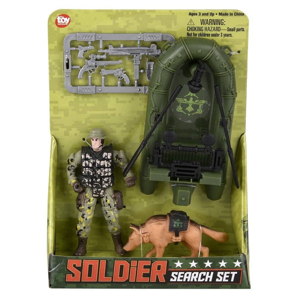 La Luna Bella - Toys - Wholesale Toy Set - Kids - 4pc Soldier Search Set - LLB Toys4