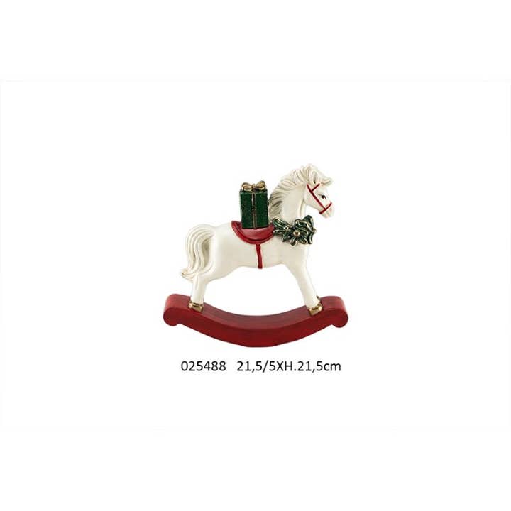 Cavalo de Balanço 'Noel' Gm 21,5 X 5 X A.21,5 cm por atacado de Faye