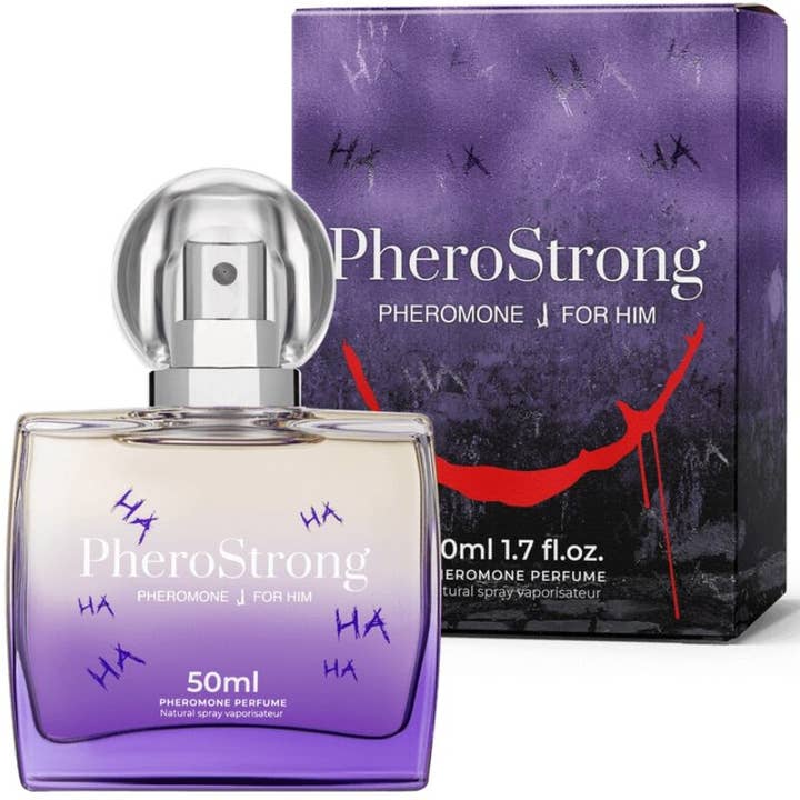 PHEROSTRONG - PROFUMO AI FEROMONI J PER LUI 50 ML per la vendita all'ingrosso da parte di Lingerie Harness Boutique di DeGioannis Samuele