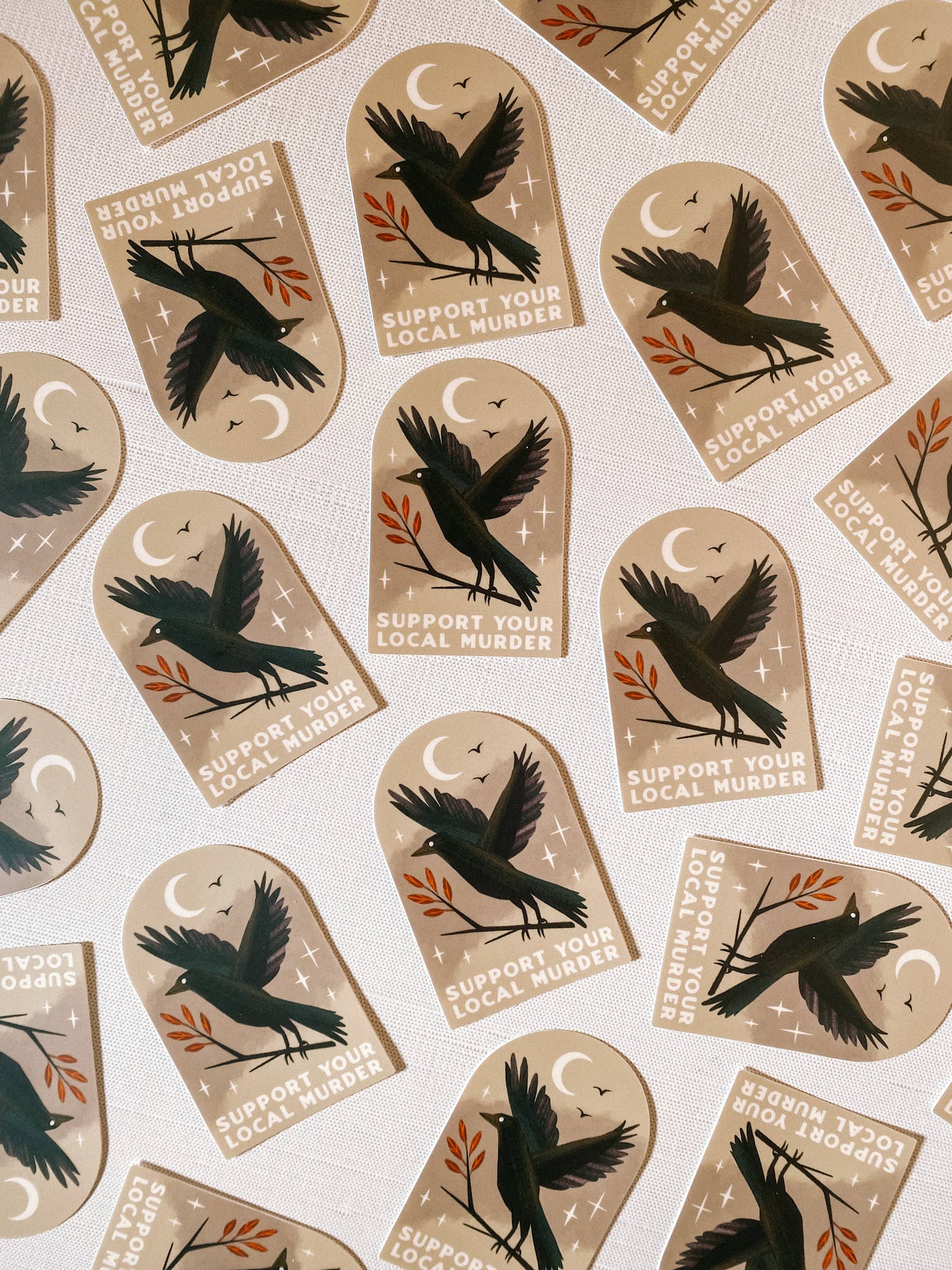 Lantern Print Co. - Vendita all'ingrosso Adesivo - Adesivo in vinile: Supporta gli omicidi locali - 3" opaco2