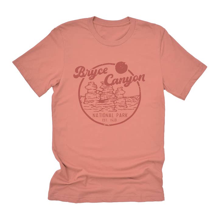 North & Pine - Wholesale T-Shirt (Graphic) - Unisex - Bryce Canyon National Park - Duo-Tone T-Shirt