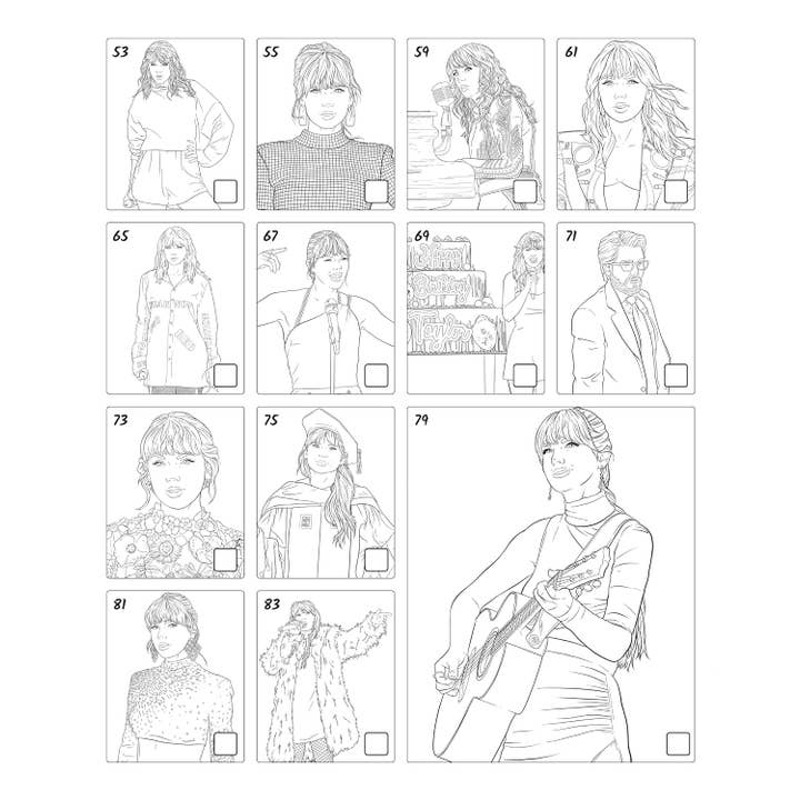 Fox Chapel Publishing - Wholesale Coloring Book - Adult - SUPER FAN-tastic Taylor Swift Coloring & Activity Book