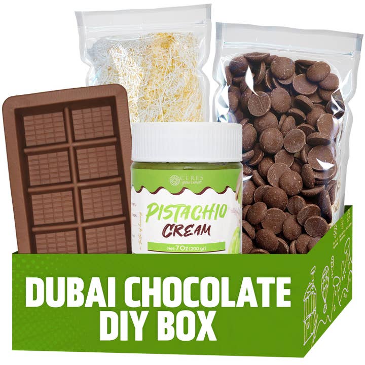 Ceres Gourmet - Wholesale DIY Food Kit - Dubai Chocolate Bar DIY Kit