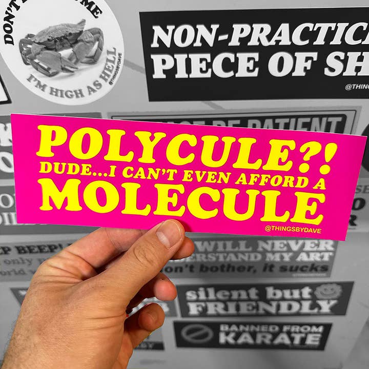Things By Dave - Wholesale Sticker - POLYCULE?! Bumper Sticker