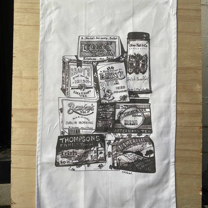 KLoRebel Art Co. - Wholesale Tea Towel - Irish Tea - Tea Towel1