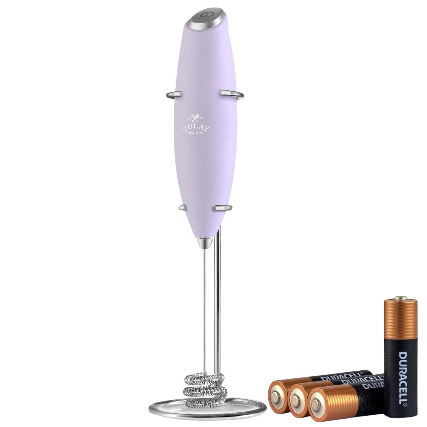 Zulay Kitchen - Wholesale Kitchen Tool/Gadget - Tornado Milk Frother Whisk – Includes 4 AA Batteries9