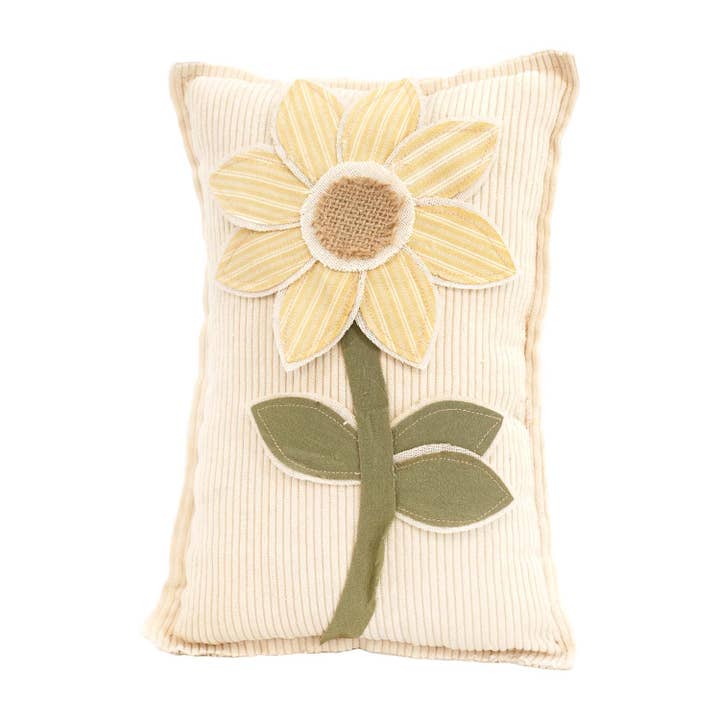 Rectangular Sunflower Pillow for wholesale by WT Collection