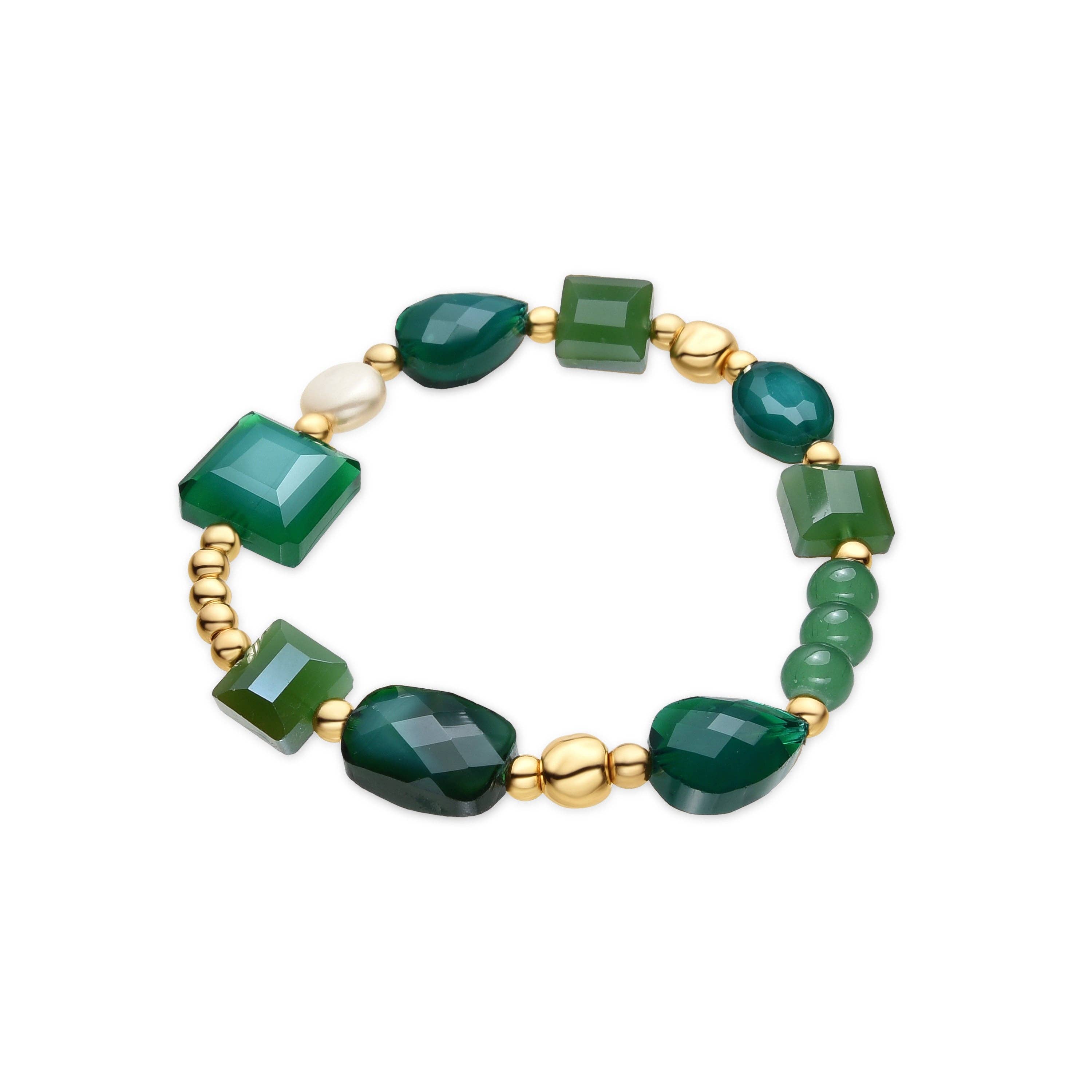 Luxenter - Vente Bracelet de perles - Bracelet Luxenter Nyste finition or 18k0