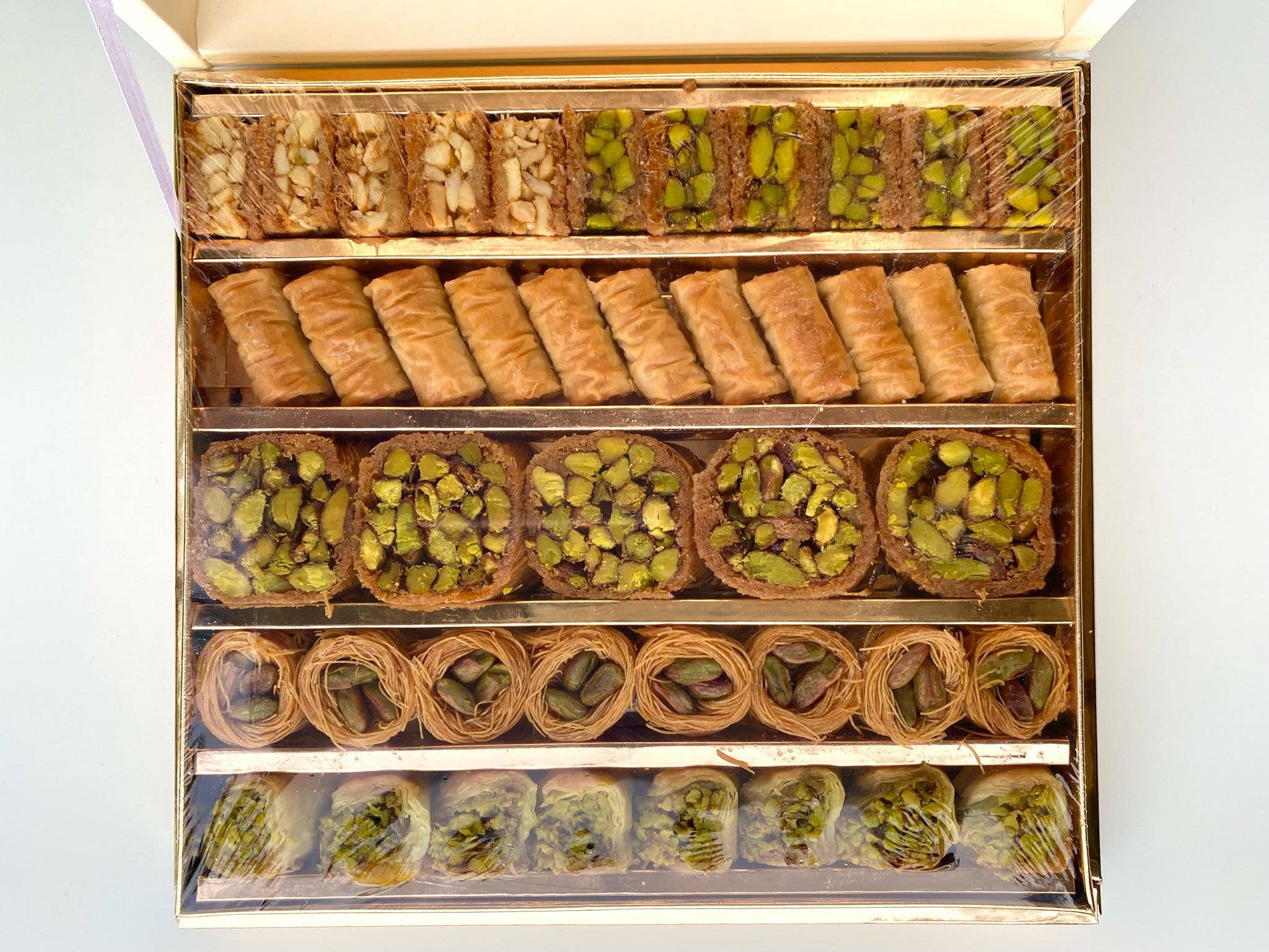 Aladdin - Wholesale Koekje - Zaitoune premium mix baklava met honing (500 gram | 1,1 lb)9