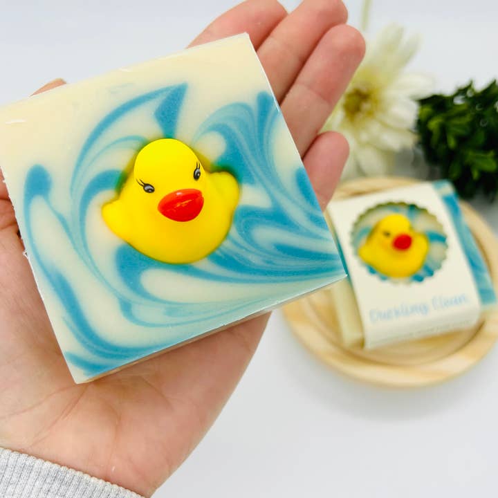 SARATOGA NATURAL BODY CARE LLC - Wholesale Bar Soap - Duckling Clean Handmade Soap Bar for Kids NATURAL VEGAN